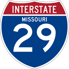 Interstate 29 is CLOSED in Missouri