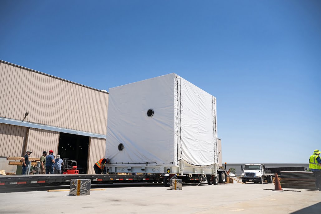 WCS Helps NASA Move Shipping Container 