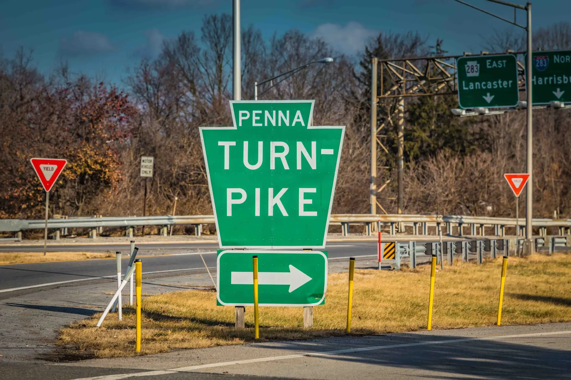 PA Turnpike Sign - Polls to Increase 5% in 2024 - WCS Permits
