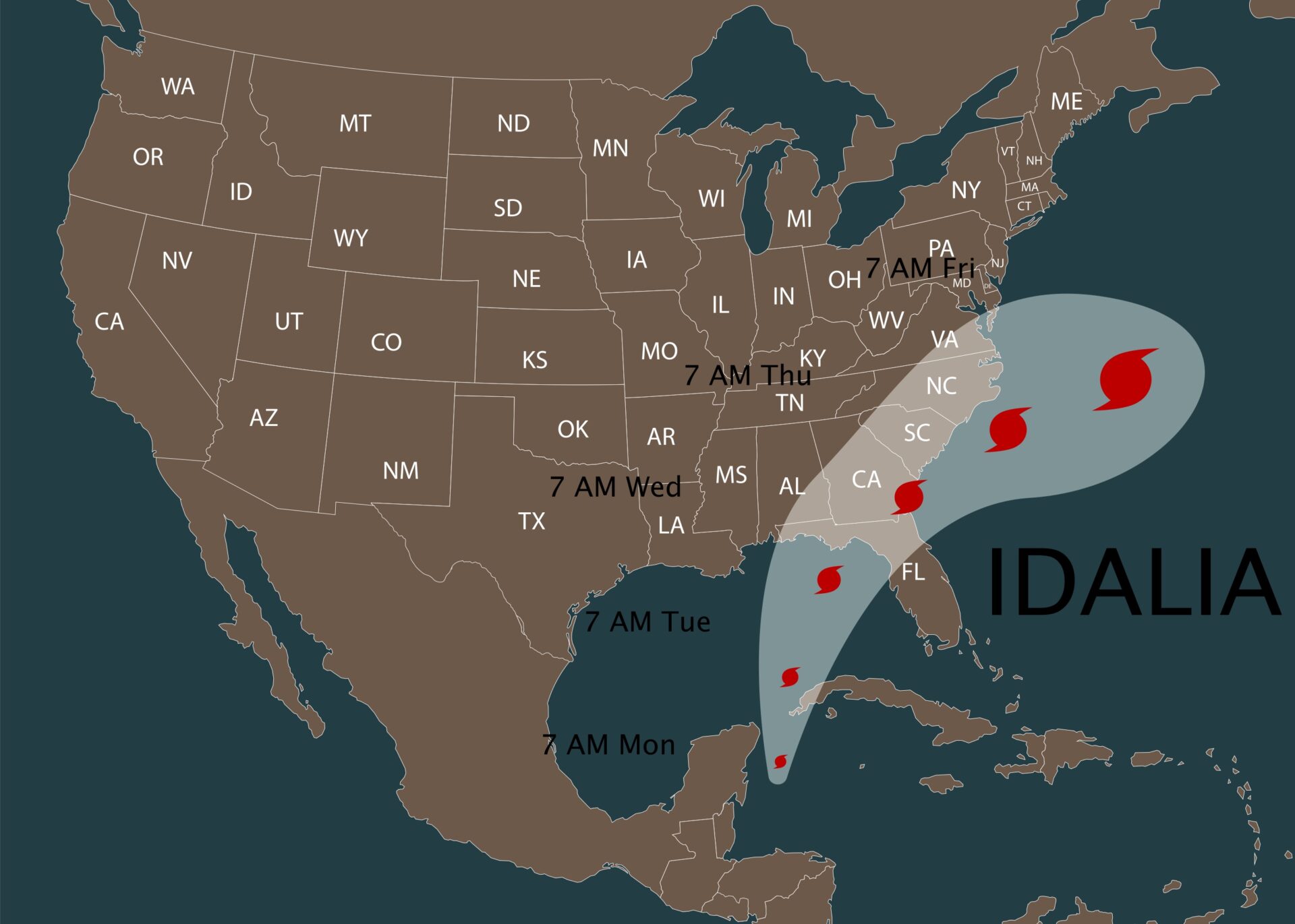 Hurricane Idalia Emergency Commercial Vehicle Orders