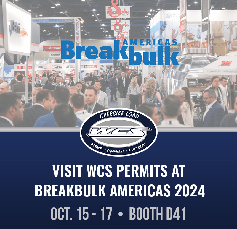 WCS Permits & Pilot Cars Ready for Breakbulk 2024